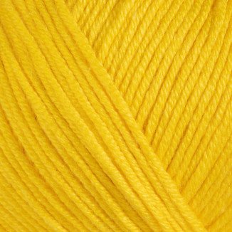 Gazzal Baby Cotton 3417 Sarı El Örgü İpi