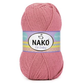 Nako Elit Baby 10325 Gül Kurusu El Örgü İpi