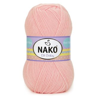 Nako Elit Baby 12381 Pudra Pembe El Örgü İpi