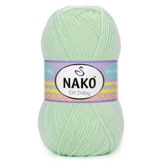 Nako Elit Baby 2587 Su Yeşili El Örgü İpi