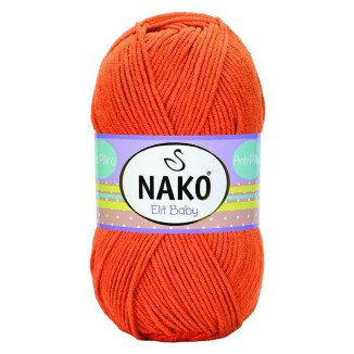Nako Elit Baby 6346 Turuncu El Örgü İpi