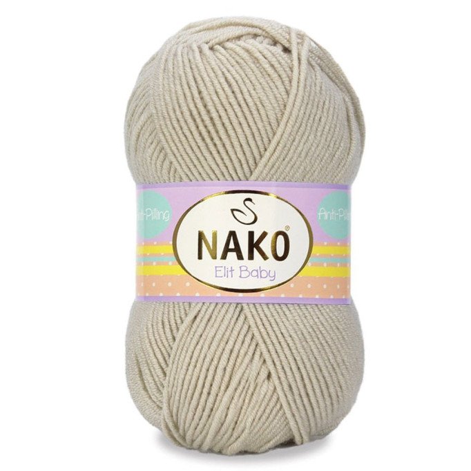 Nako Elit Baby 6662 Kemik El Örgü İpi