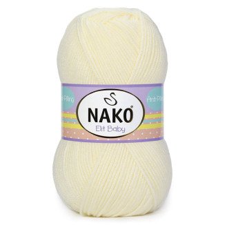 Nako Elit Baby 99064 Ekru El Örgü İpi